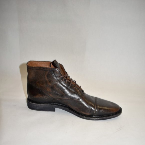 New! Paul Lace Up Boot Dark Brown Black Size 8.5 3480433 DD286 main image 8